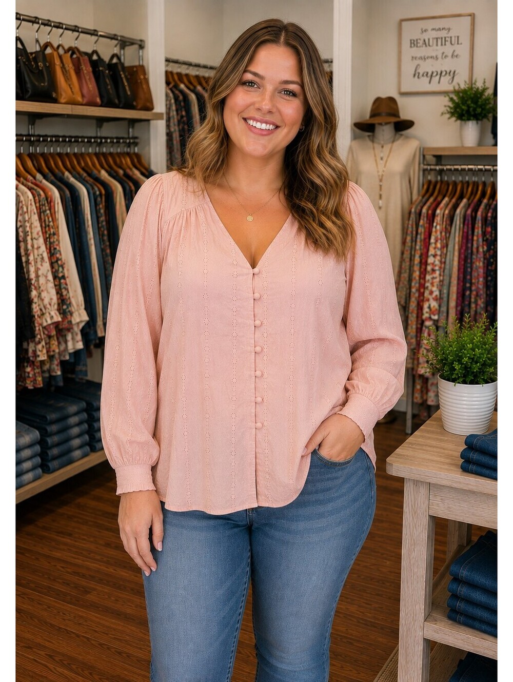 Torrid Long Sleeve Blouse.